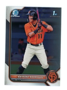 Anthony Rodriguez 2022 Bowman #BCP-26 Chrome Prospects 1st Baseball Card