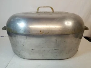 Wagner Ware Magnalite 4269 Vtg Aluminum Oval Turkey Roaster - Picture 1 of 10