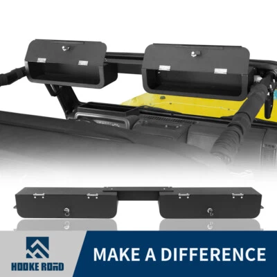 Hooke Road Top Roll Bar Mount Overhead Organizer Box for Jeep Wrangler TJ 97-06 Foto 1 de 4
