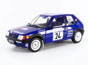 DH711 Voiture 1/18 SOLIDO : Peugeot 205 Tour de Corse 1990 #24 Boursier - Imagen 1 de 7