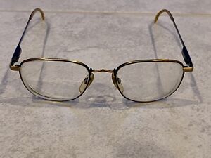 Vintage Rare Givenchy 135 Italy bronze Lacque Glasses Frame Only