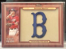 2011 Topps Blaster Throwback Manufactured Series 2 Martin Prado Patch TLMP-MP