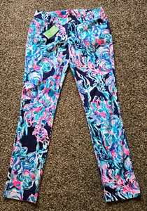 Lily Pulitzer Callahan Caught Up Stretch Chino Pants Beach Women's Size 4 NEW - Picture 1 of 8