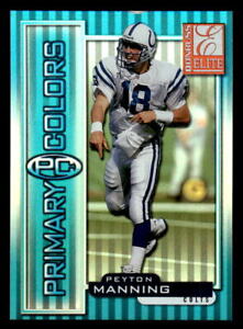 1999 Donruss Elite #35 Peyton Manning /950 Primary Colors Blue