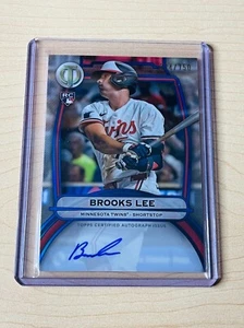 2025 Brooks Lee Topps Tribute #TA-BL Blue Parallel Rookie RC Auto 024/150 - Bild 1 von 2
