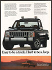 1986 American Motors print ad black Jeep Comanche Pickup