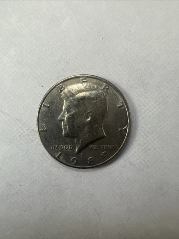 1989 P Kennedy Half Dollar . Circulated But Good Cover