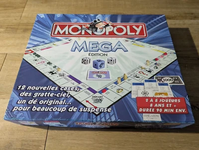 Monopoly "Mega Edition" für 2 bis 8 Spieler - Hasbro 2012 - gebraucht BE - Bild 1 von 4