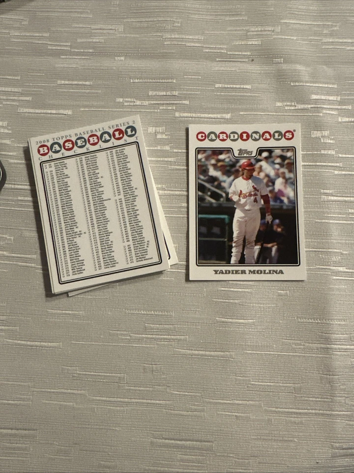 2008 Topps棒球单打卡501-660免运费 — 第 1/1 张图片