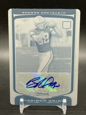 2009 Bowman Chrome Football Cyan Printing Plate Brian Robiskie RC AUTO #1/1 tOSU