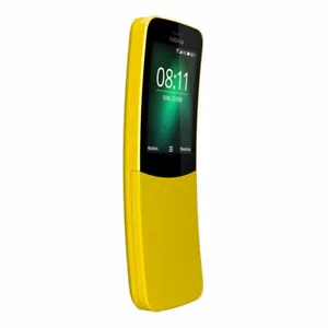 New in Box Nokia 8110 4G Dual Sim Yellow ( Unlocked International Smartphone - Picture 1 of 3