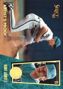 1995 Select Artist's Proofs Florida Marlins Baseball Card #145 Kurt Abbott