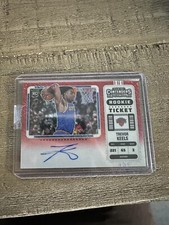 2022-23 Contenders Trevor Keels Rookie Ticket Red Shimmer Ticket 1/5 On Card