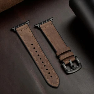 Cinturino orologio pelle silicone per Apple Watch cinturino ultra 10 9 8 7 6 SE 5 4 3 2 1 - Foto 1 di 14