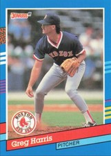 1991 Donruss Baseball Greg Harris Boston Red Sox #306