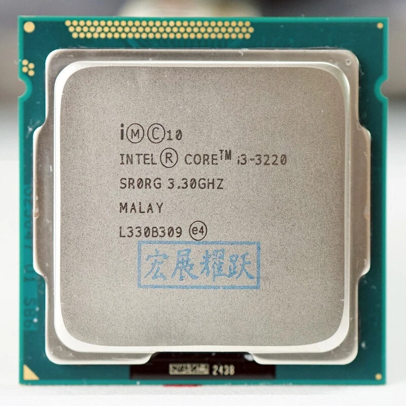Intel Core i3-3220 SR0RG 3.3GHz Dual-Core LGA 1155/Socket H2 CPU Processor - Image 1 of 2