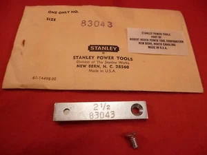STANLEY/BOSCH 83043 METAL JAMB GAUGE BLOCK 2-1/2" USE WITH 83038 HINGE TEMPLET - Picture 1 of 2