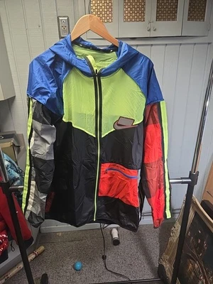 Ultra Raro Nike Wild Run Meekz Correr Patchwork Chaqueta Cortavientos XL Swoosh Foto 1 de 4