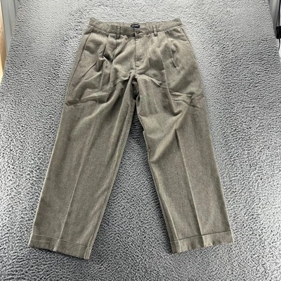 Pantalones chinos Dockers vintage para hombre 36x30 beige algodón relajado plisado espiga Foto 1 de 4