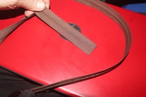 YKK Zipper Tape 3CF V2 Chain Dark Brown 568 (2 yards) - Picture 1 of 4