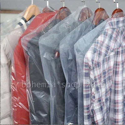 10-20x Kleidersack Kleiderhülle Anzugsack Anzughülle Kleiderschutz Hülle - Bild 1 von 4