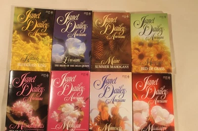 Bluegrass King by Janet Dailey - Lot of 8 Americana Novels (Very Good) Foto 1 de 4