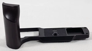 L-Shaped Camera Handle For OM System OM-5 Mark II Camera Black Wood C-Ring Screw - Picture 1 of 12