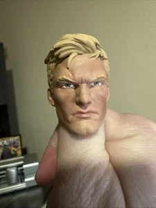 Scultura testa di Steve Rodgers personalizzata scala 1/6 - Foto 1 di 5
