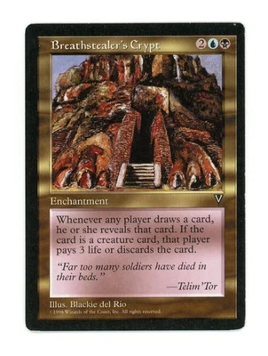 Breathstealer's Crypt - Magic the Gathering MTG - Visions Regular - Image 1 of 2