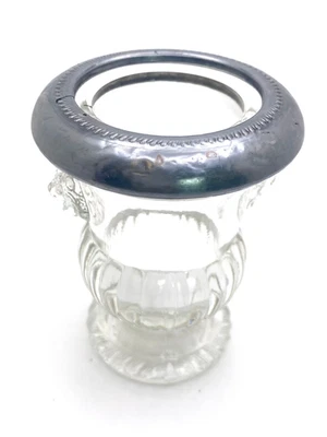 F.B. Soporte para palillo de dientes de plata de ley 925 con cabeza de león Rogers Foto 1 de 4