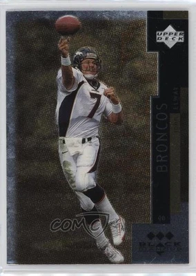 1998 Upper Deck Black Diamond Triple Diamond John Elway #143 HOF - Image 1 of 2