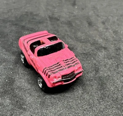 Micro Máquinas Chevy Años 70 Camaro Rosa De #2 City Supers Coll, 1989 Galoob Foto 1 de 4