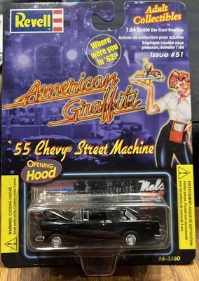 Машина уличная Revell 1:64 American Graffiti 55 Chevrolet Bel Air черная 86-3350 - Изображение 1 из 4