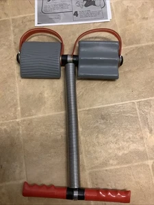 Vintage 1980's  Pull-Up Exerciser Spring Action Rowing Row Ab With Instructions - Picture 1 of 2