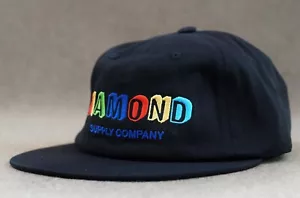 New Diamond Supply Co. Skate Building Blocks Black Mens Snapback Hat RHTDAM-107 - Picture 1 of 6
