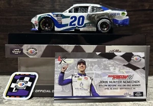 2023 JOHN HUNTER NEMECHEK MARTINSVILLE WIN RACED VERSION 1/24 ACTION NASCAR - Picture 1 of 7