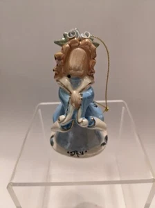 Statuina ornamento natalizio Blue Sky Clayworks Heather Goldminc JOY 2001 - Foto 1 di 9