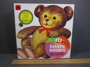 Golden Shape Books Vintage Set of 10 Tigger Bird Clock Farm Car Birthday Western - Picture 1 of 12