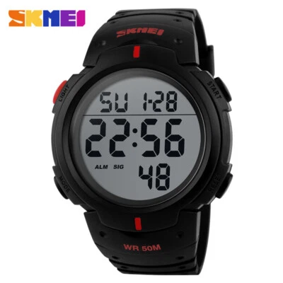 SKMEI Men Electronic Watch Fashion Sport Watches for Students Boys Wristwatch - image 1 of 4