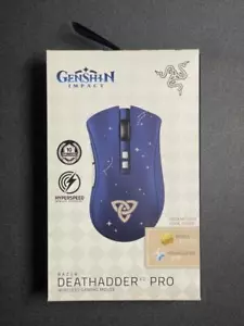 Razer DeathAdder V2 Pro Wireless Gaming Mouse Genshin Impact Edition 8 buttons - Picture 1 of 8
