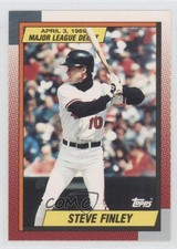 1989-90 Topps Major League Debut 1989 Box Set Steve Finley #37 Rookie RC