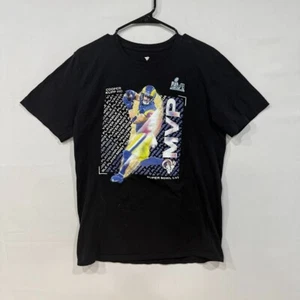 Fanatics Super Bowl LVI MVP Tee Men’s M Black Cooper Kupp Rams NFL Shirt - Picture 1 of 5