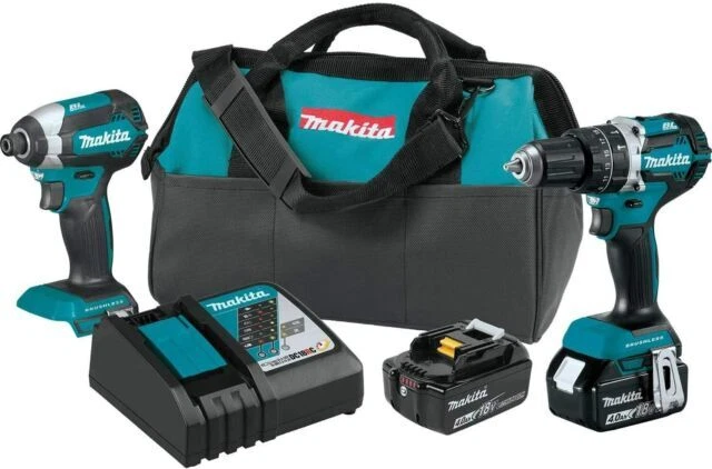 Makita XT269M 18V LXT Brushless Drill/Driver Combo Kit