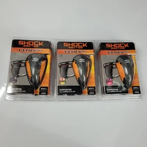 3 Shock Doctor Small Adult Ultra Pro Supporter with Ultra Carbon FlexCup - Gray - Picture 1 of 9