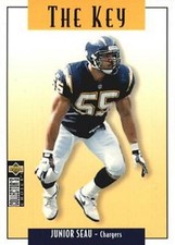 1995 Collector's Choice Update #U66 Junior Seau San Diego Chargers HOF