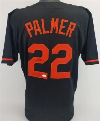 Jim Palmer Signed Baltimore Orioles Black Jersey (JSA COA) 3xWorld Series Champ - Image 1 of 4