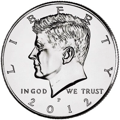 2012 P&D JOHN F. KENNEDY HALF DOLLAR /(2 Coin Set UNCIRCULATED) FROM MINT ROLLS - Image 1 of 2