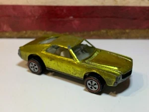 HOT WHEELS 1969 REDLINES, CUSTOM AMX,YELLOW/LIME ?, REDLINES, USA, LOOSE - Picture 1 of 10
