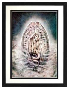 H.R. Giger Alien Egg  Framed Poster - Picture 1 of 5