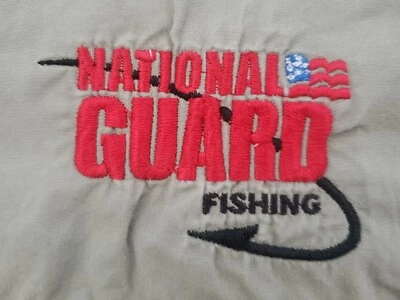 Columbia PGF Hombres Grande Guardia Nacional Pesca Manga Corta Senderismo Camisa Ventilada Foto 1 de 4